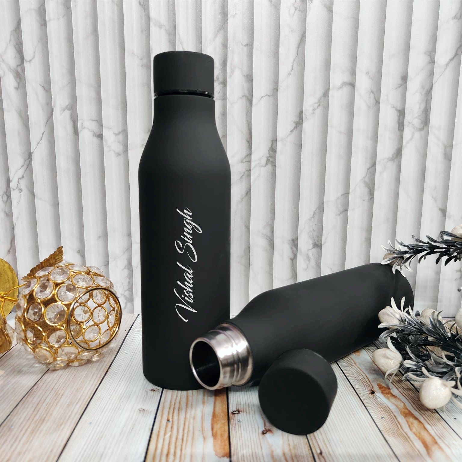 Matte finish flask