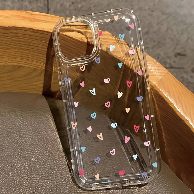Colorful Little Love Pattern Air Cushion Phone Case