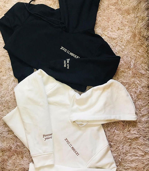 Roman DOB couple hoodies