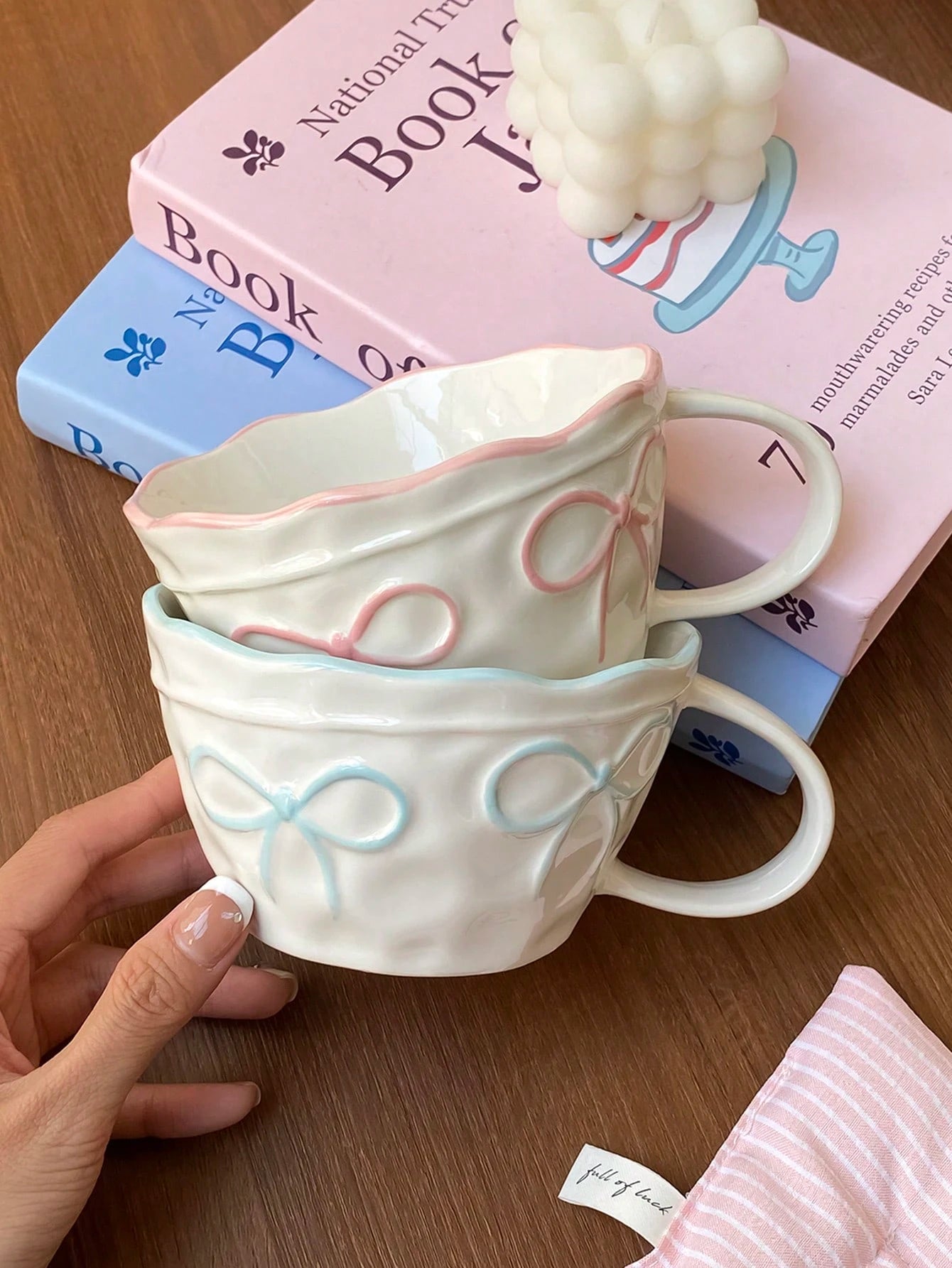 Valentine'S Day Bow Tie Ceramic Mug