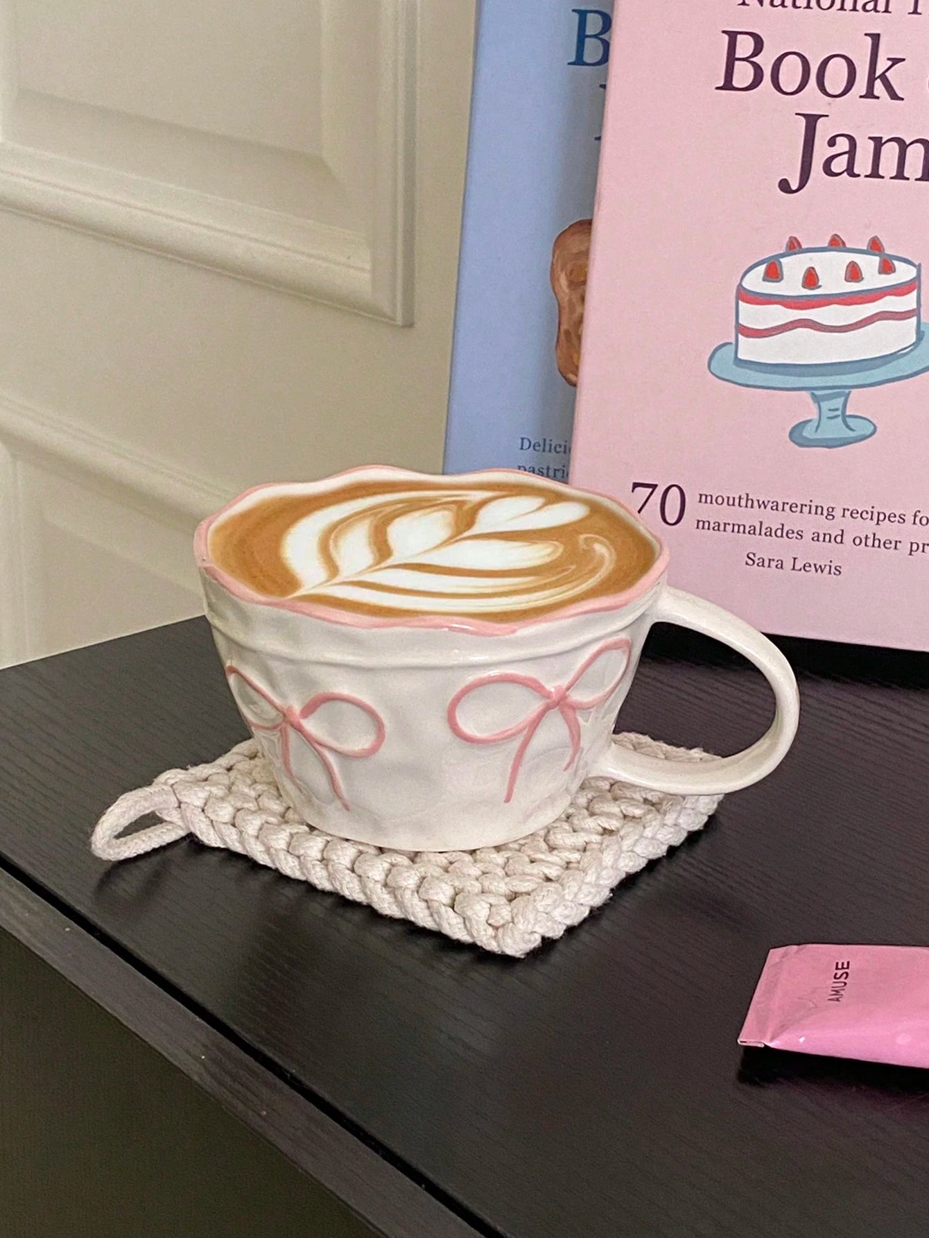 Valentine'S Day Bow Tie Ceramic Mug