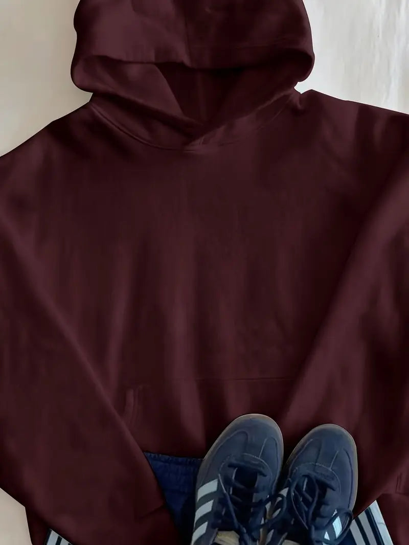 Casual Women’s Hooded Sweatshirt – Graphic Back Print Pullover