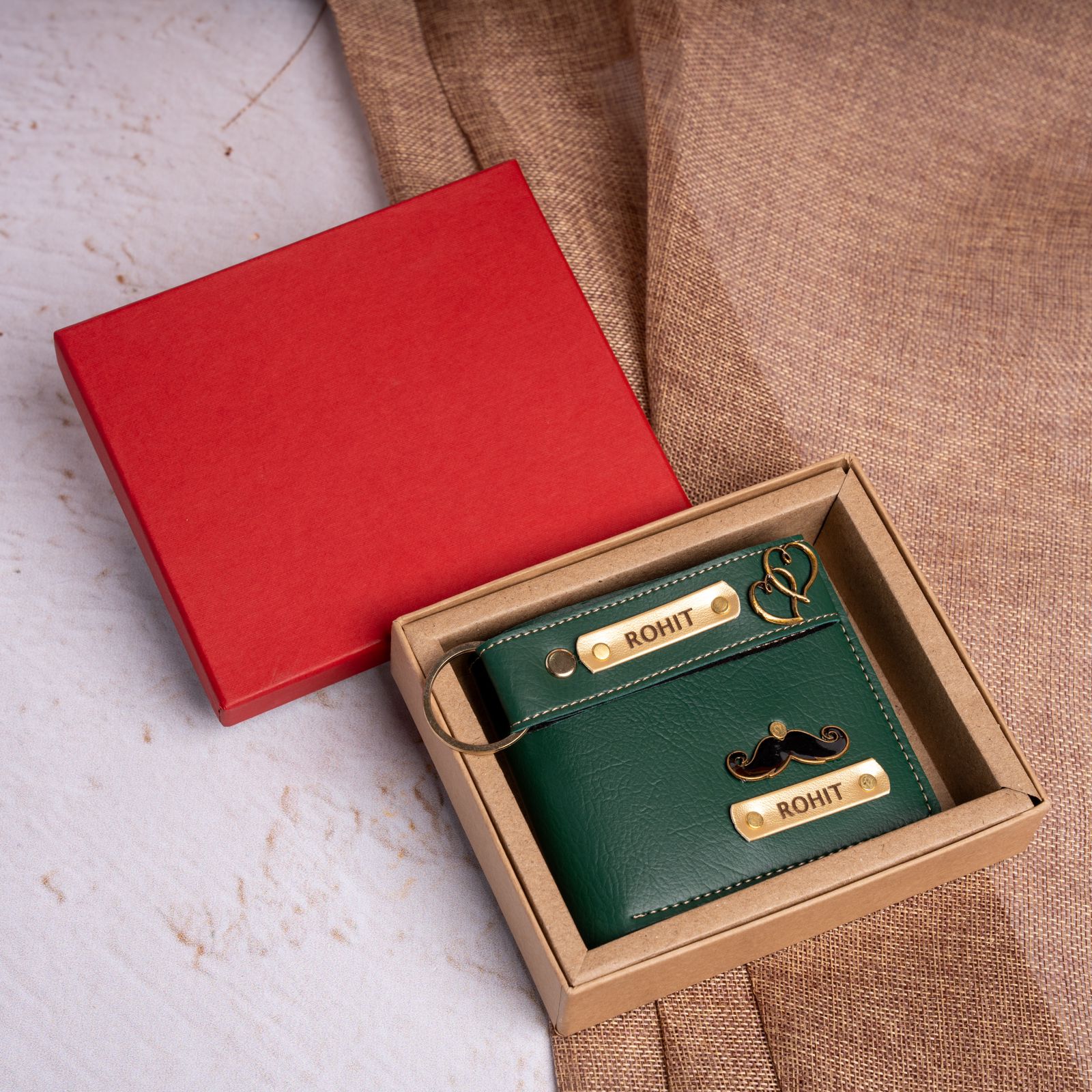NEXON Men’s Gift Set 1.0 – Wallet + Keychain (Customizable)