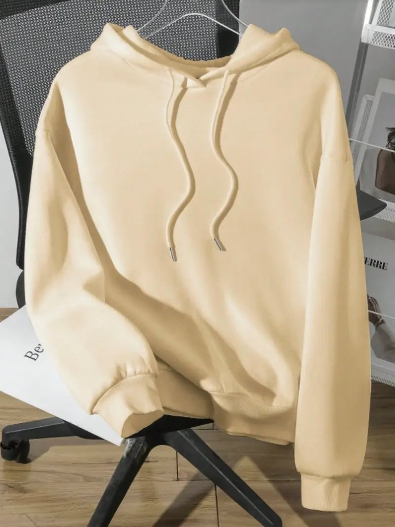 Women’s Beige Hoodie – Sweet & Juicy Cherry Red Graphic hoodie 🍒