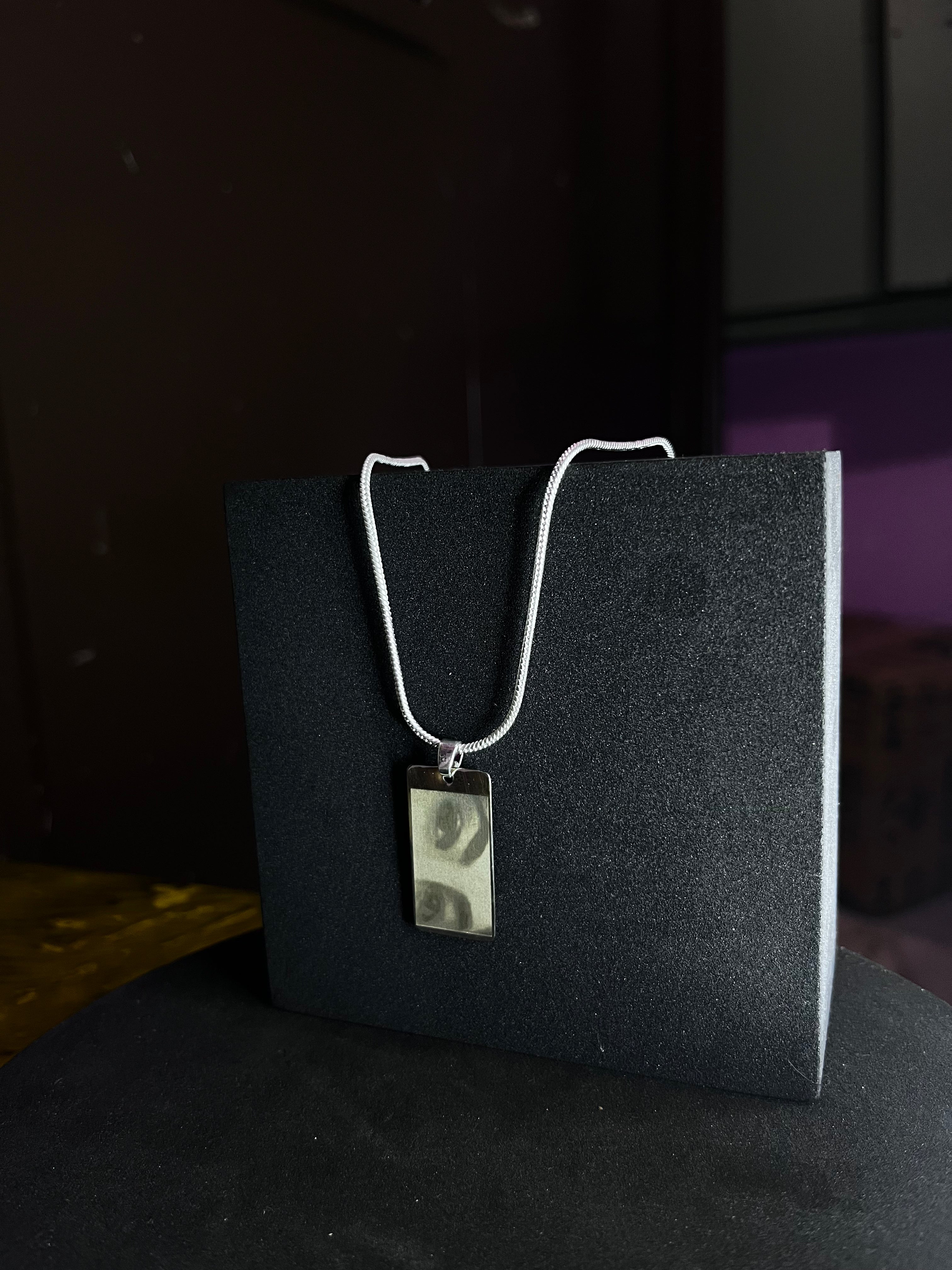 Silver Plated Eye Pendant