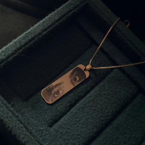 Gold Plated Eye Pendant