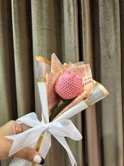 Crochet Tulip Flower Bouquet – Single Stem Gift for Any Occasion