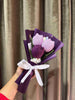 3 Tulip Handmade Crochet Bouquet – Eco-Friendly Floral Gift