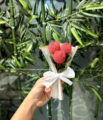 Mini Tulip Crochet Bouquet – Handmade Floral Gift