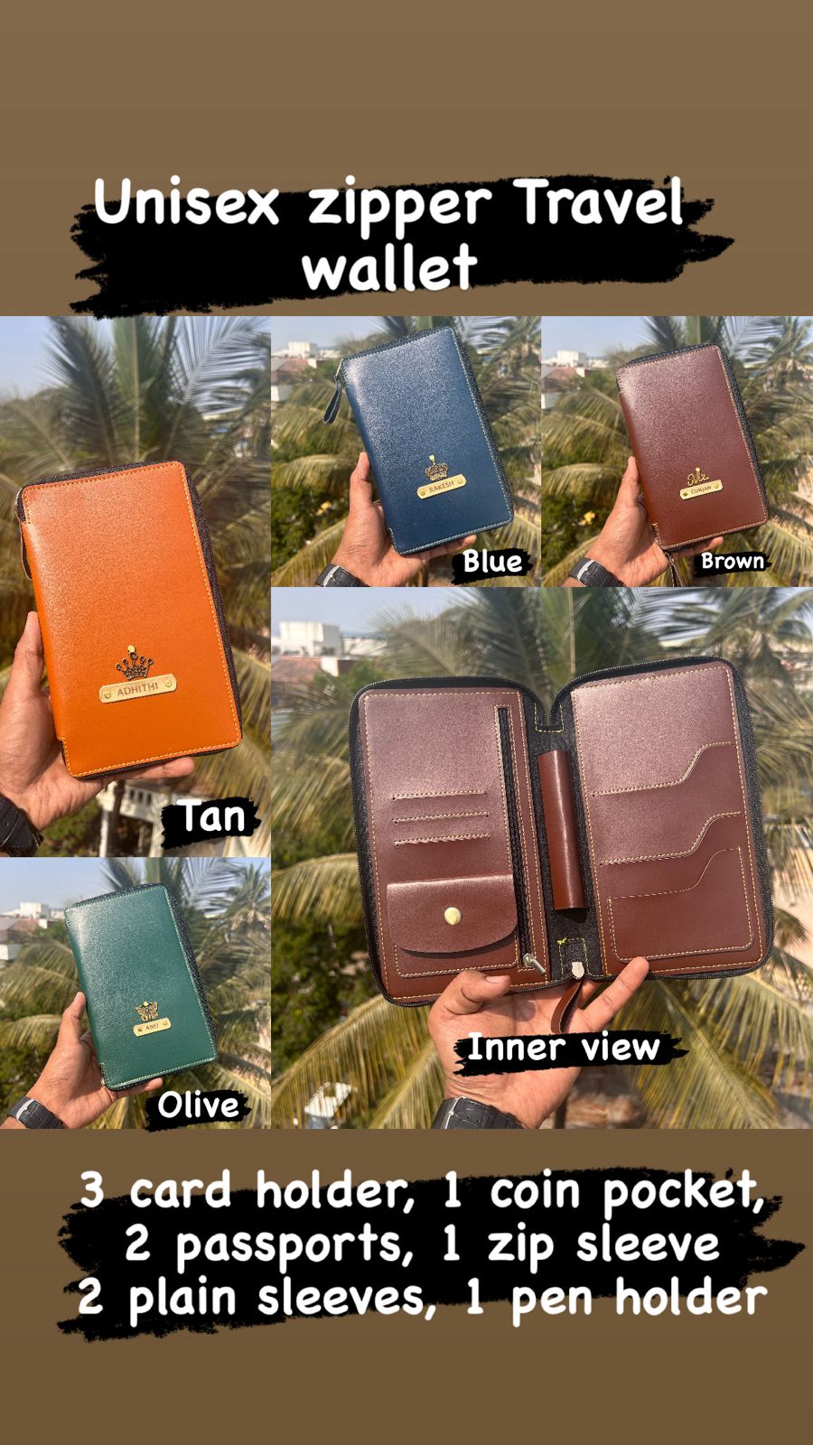 Unisex Travel Pouch