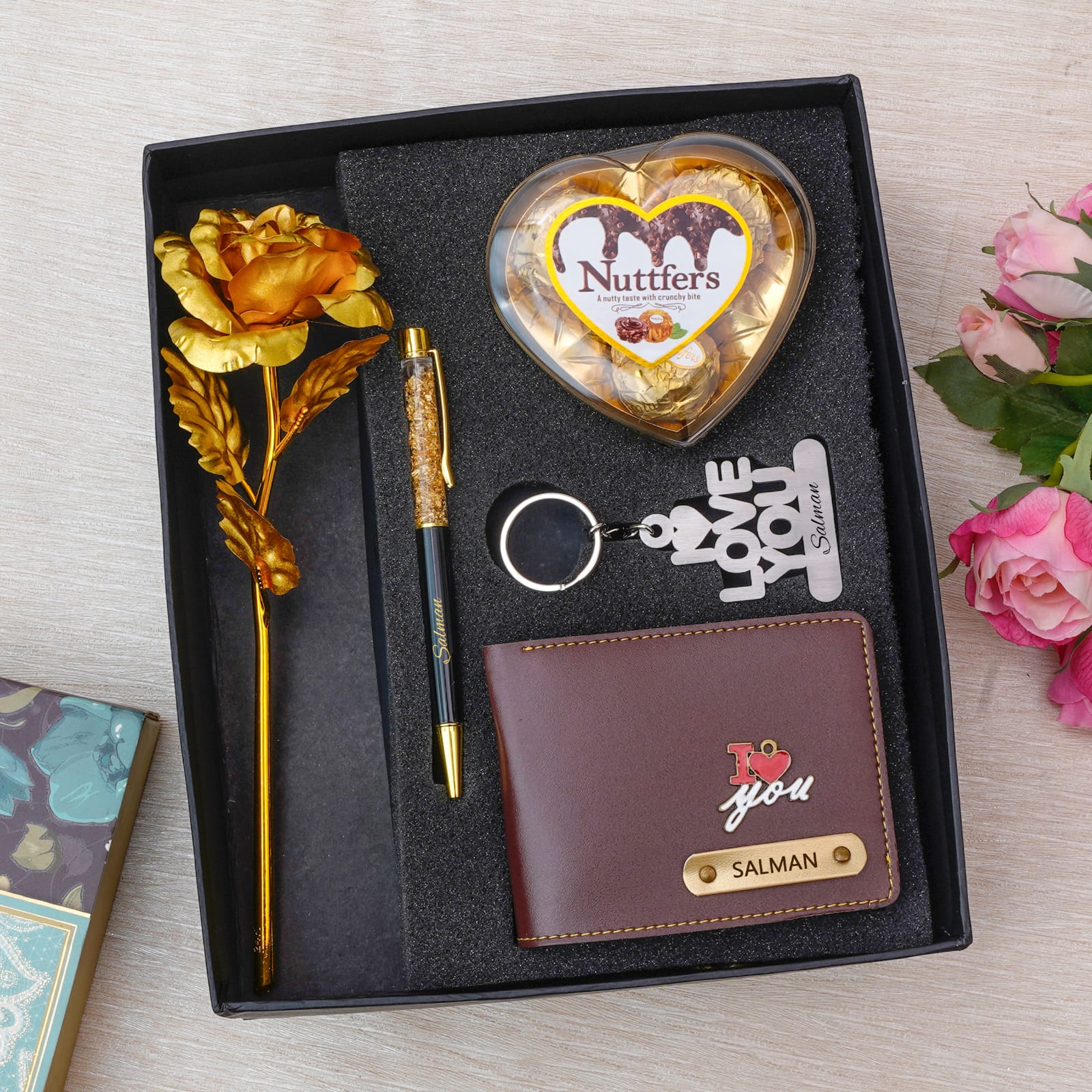 Customise Heart Chocolate Combo
