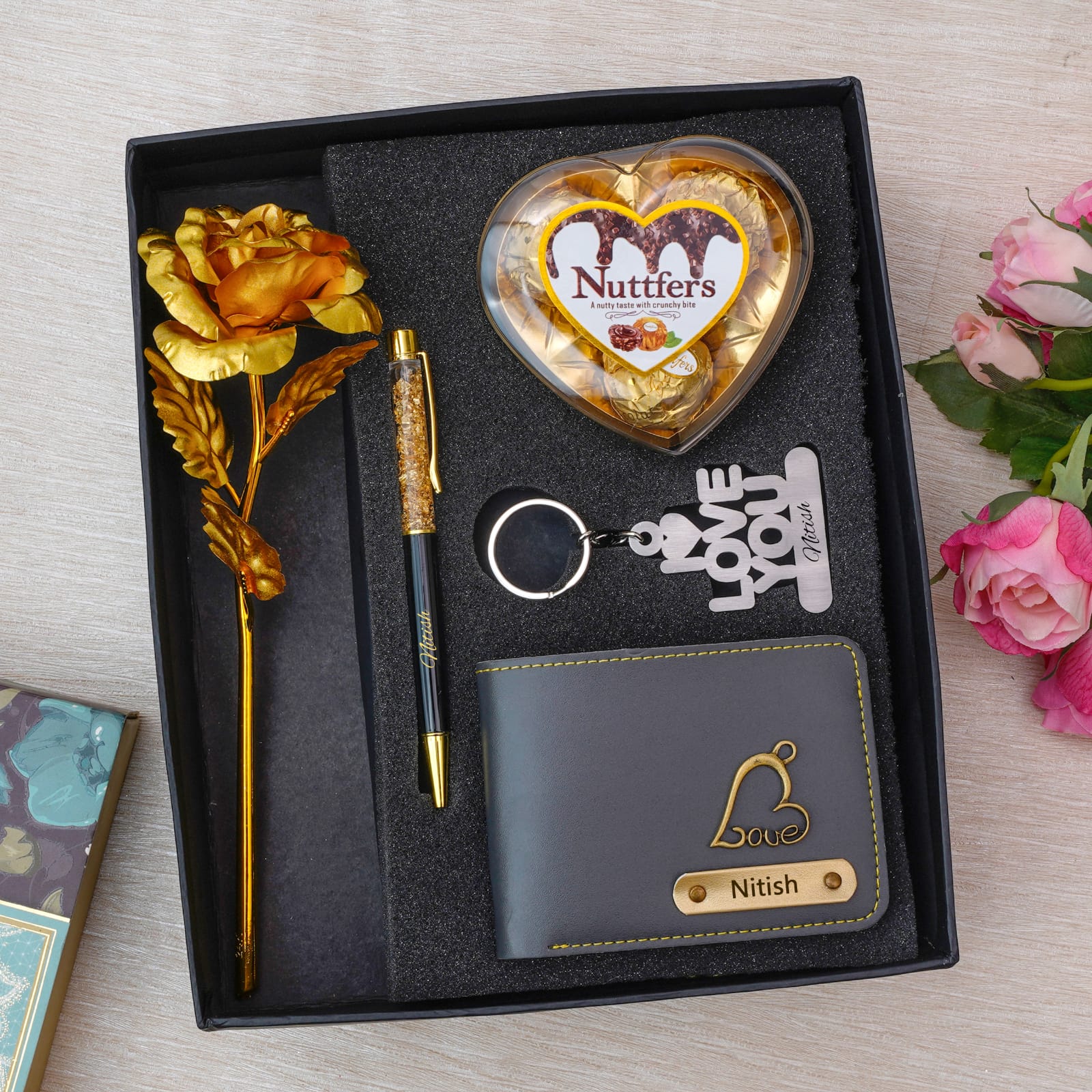 Customise Heart Chocolate Combo