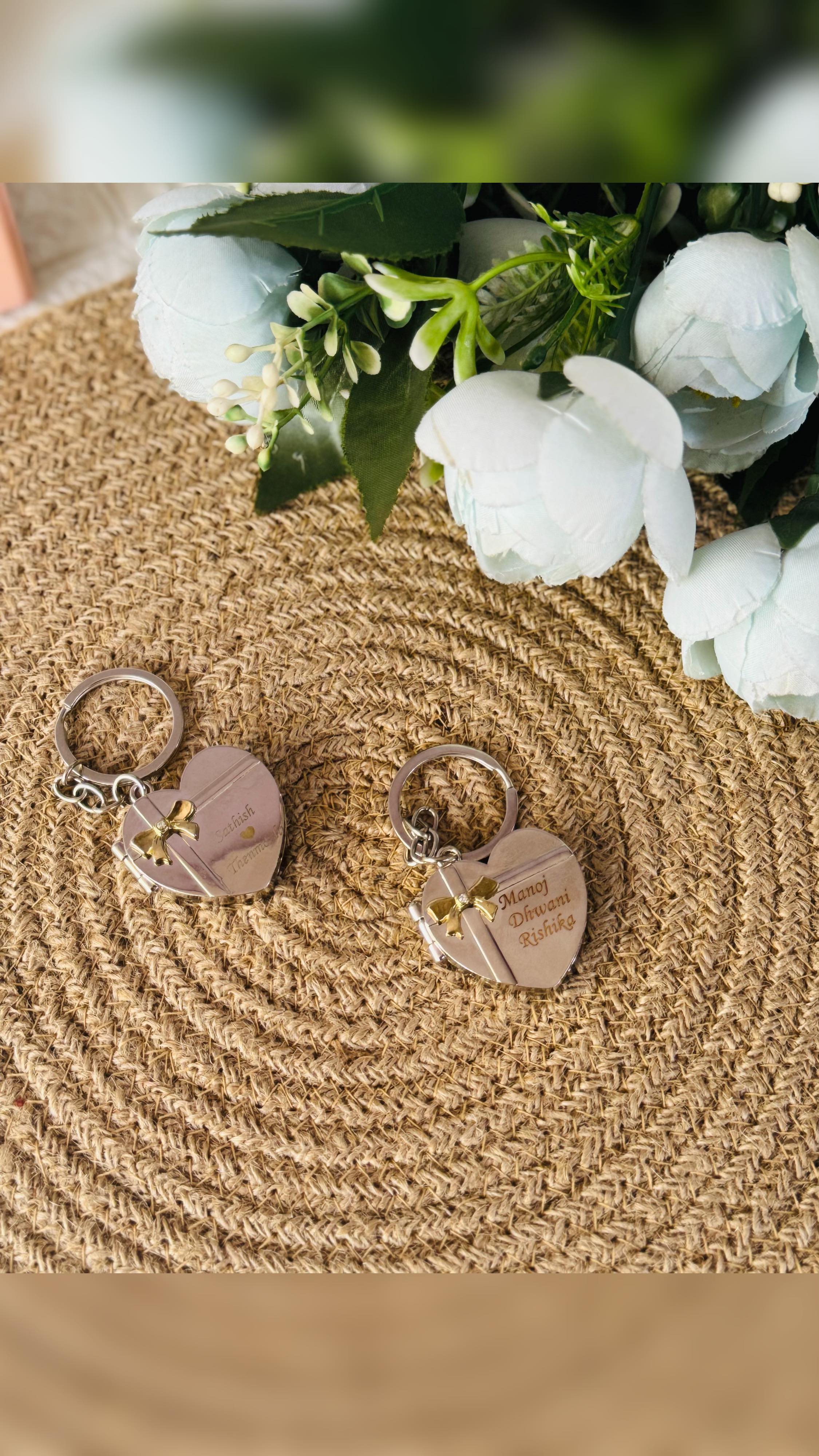 Customise Heart Keychain