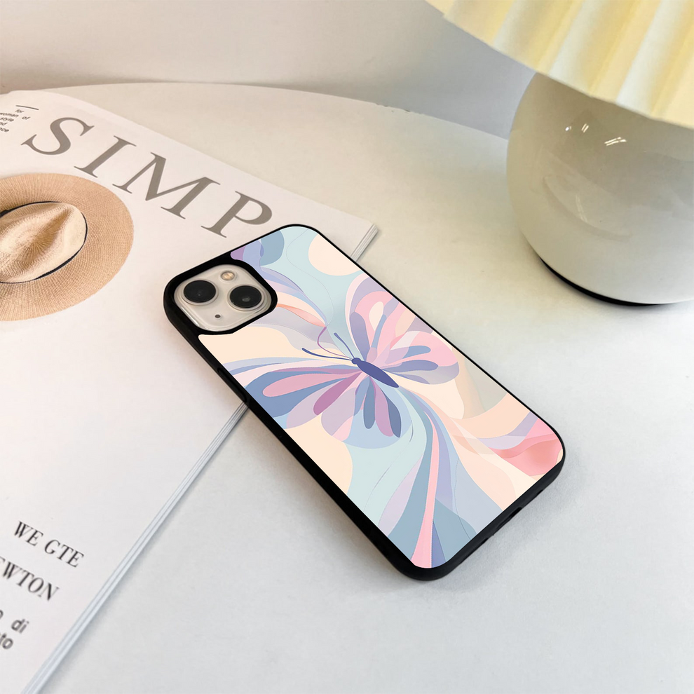 Soft Wing Whispers Glass Case