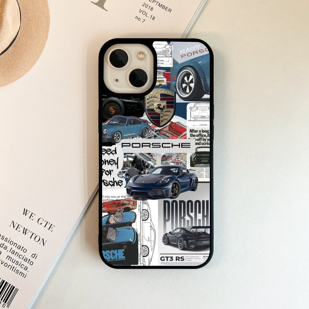 Ultimate Car Collage Glass Case