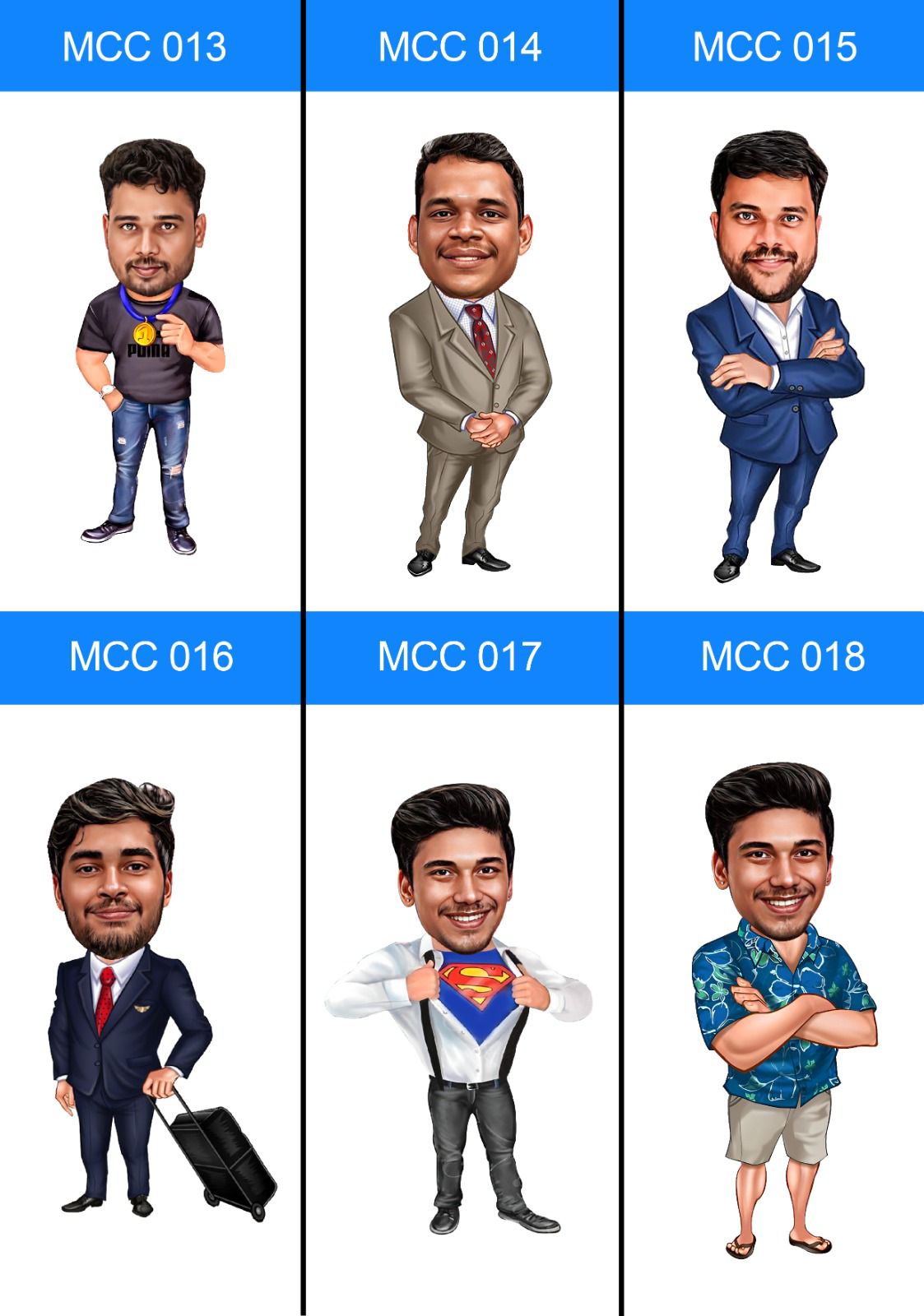 Customise caricature
