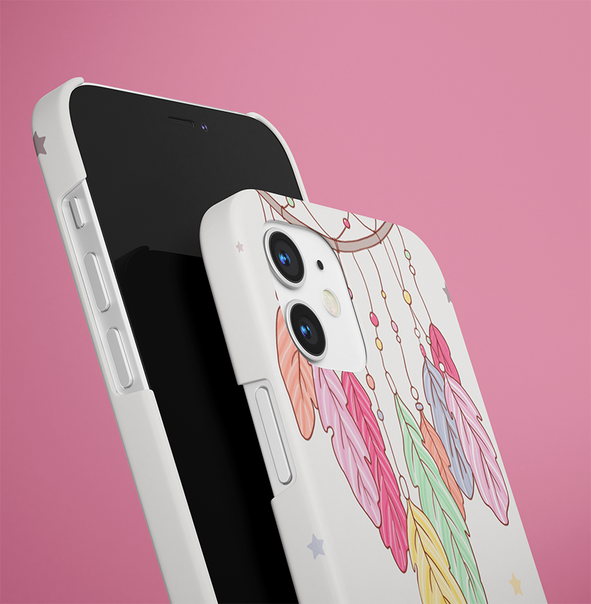 Dreamcatcher Slim Case Cover With Same Design Holder