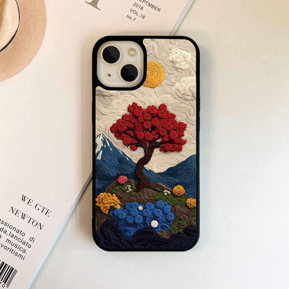 Eternal Nature Tapestry Glass Case