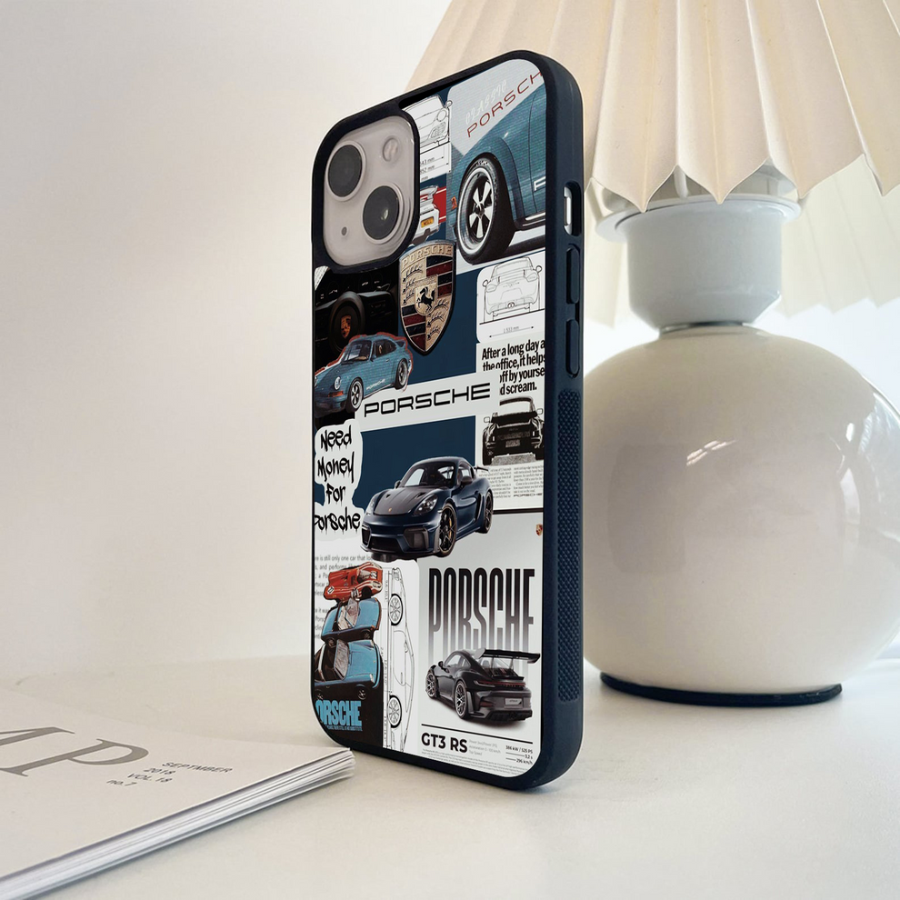 Ultimate Car Collage Glass Case