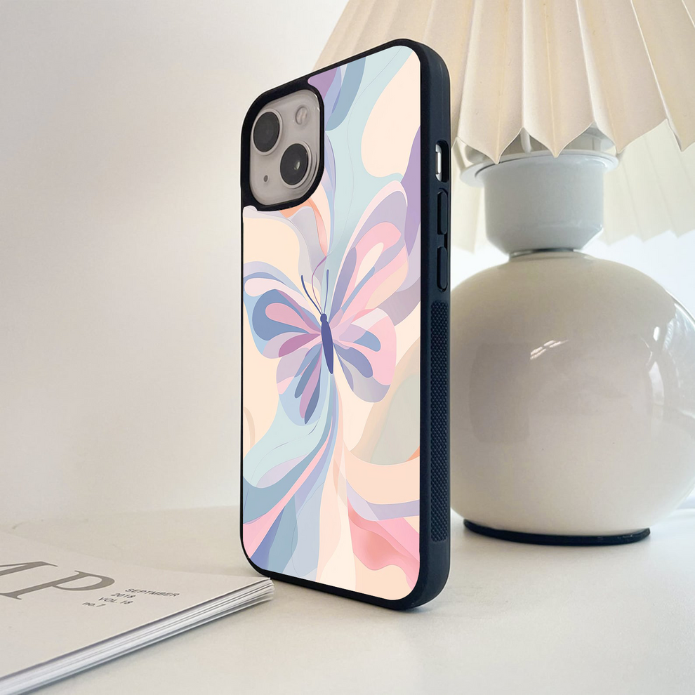 Soft Wing Whispers Glass Case
