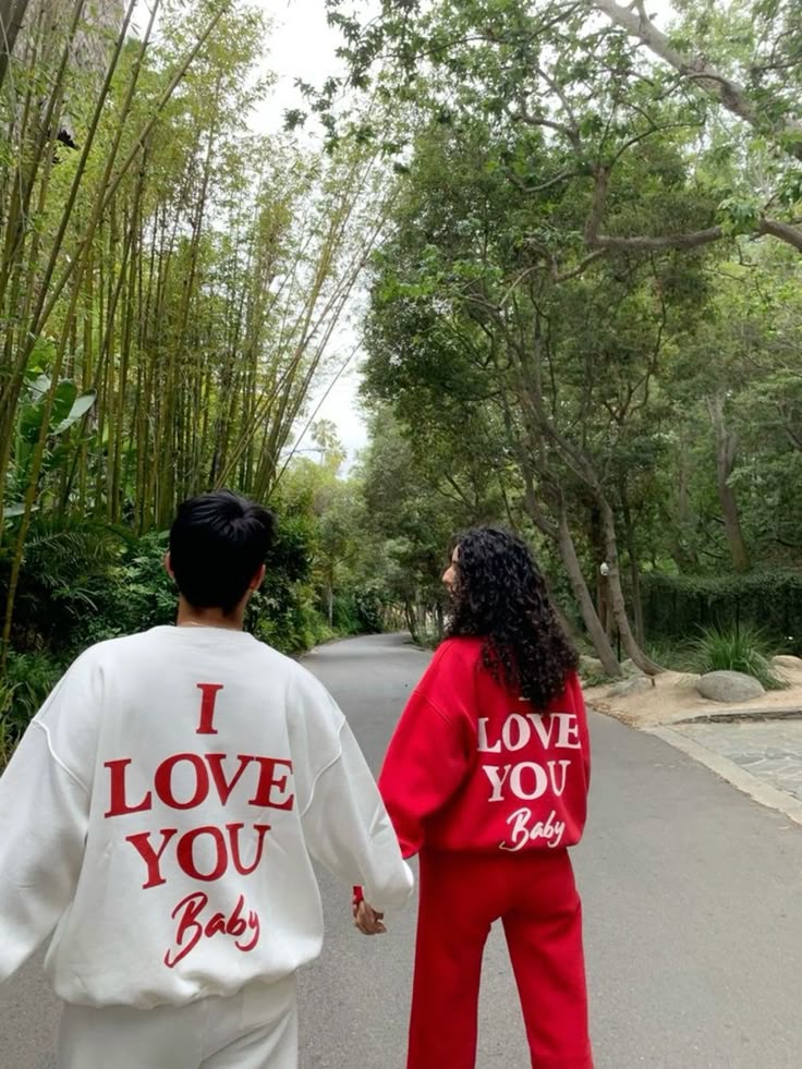 I LOVE YOU Baby Couple Sweatshirts
