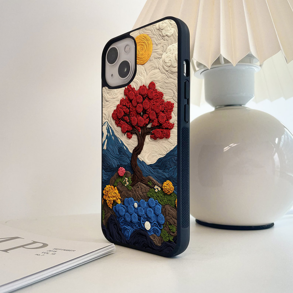 Eternal Nature Tapestry Glass Case