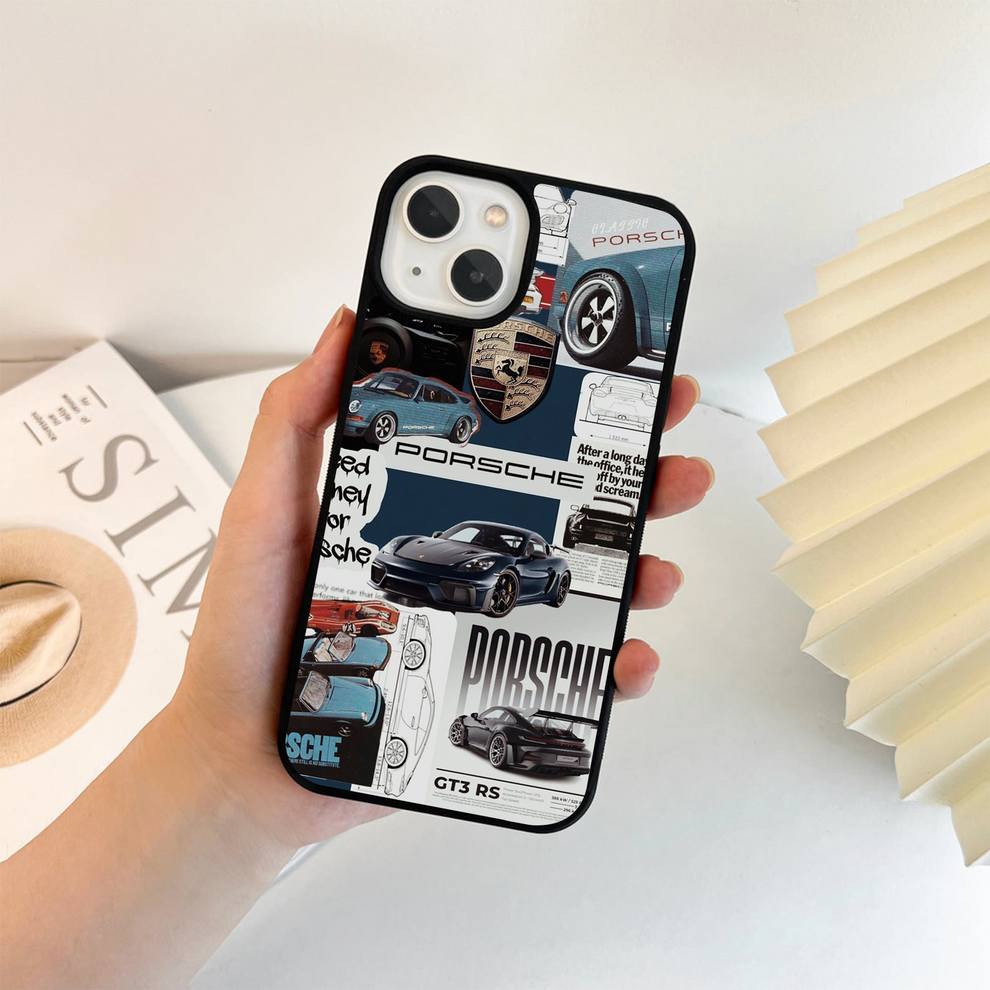 Ultimate Car Collage Glass Case