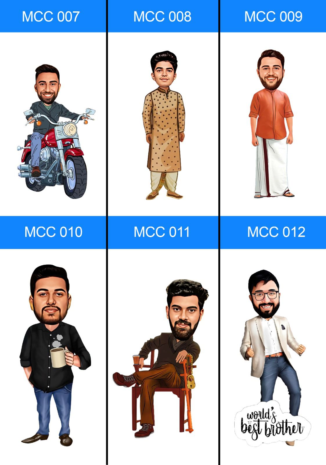 Customise caricature
