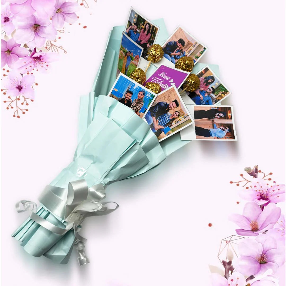 Customize Polaroid Photo Bouquet - A memorable Gift